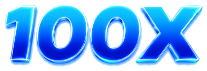 100X
